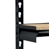5 Shelf 4000 Lb. 48x18x72" Adjustable Storage Rack Shelves (2 Pack)