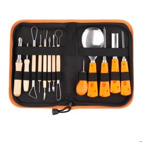 13 PCS Pumpkin Carving Kit Tools for Halloween Decorations (size: set2)
