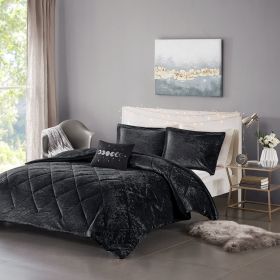 Felicia Velvet Comforter Set (Color: as Pic)