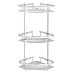 Bathroom Triangular Wall Shelf Holder, 2/3-Layer (size: 3-Layer)