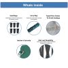 10 x 20 ft Heavy Duty Awning Canopy Pop Up Gazebo Marquee Party Wedding Event Tent with 6 Removable Sidewalls & Carry Bag