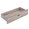 Full Size Metal Platform Bed Frame with  Four Drawers,Sockets and USB Ports ,Slat Support No Box Spring Needed