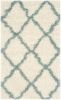 Daley Geometric Plush Shag Area Rug